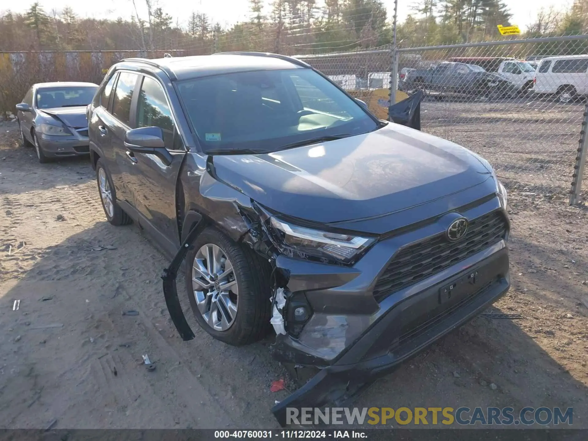 1 Photograph of a damaged car 2T3A1RFV2RC457752 TOYOTA RAV4 2024
