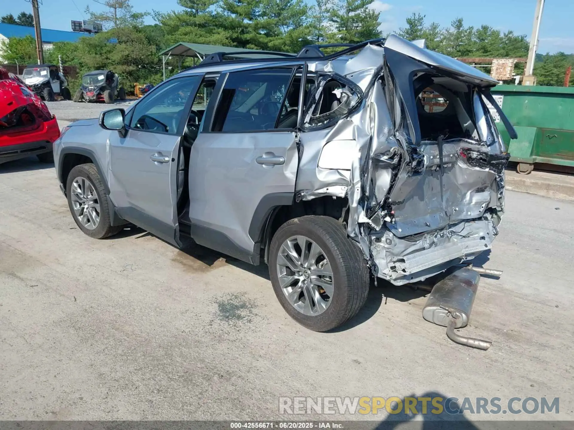 3 Photograph of a damaged car 2T3A1RFV2RC461798 TOYOTA RAV4 2024