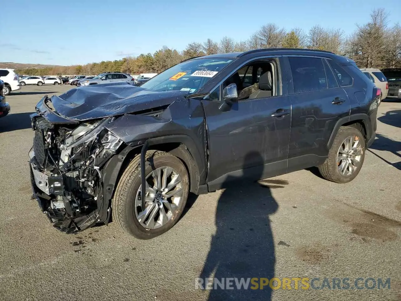 1 Photograph of a damaged car 2T3A1RFV4RC432061 TOYOTA RAV4 2024