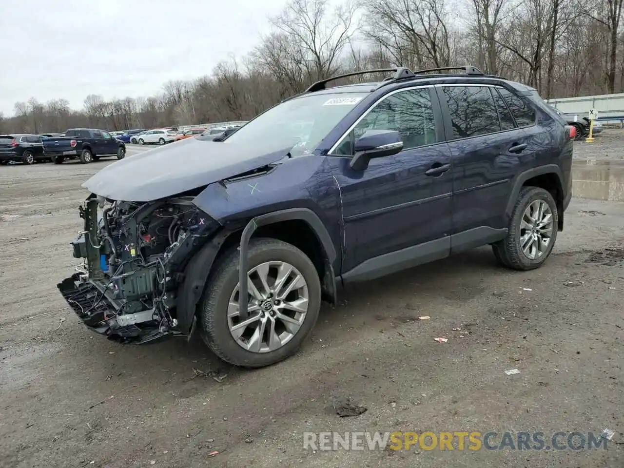 1 Photograph of a damaged car 2T3A1RFV4RW414674 TOYOTA RAV4 2024