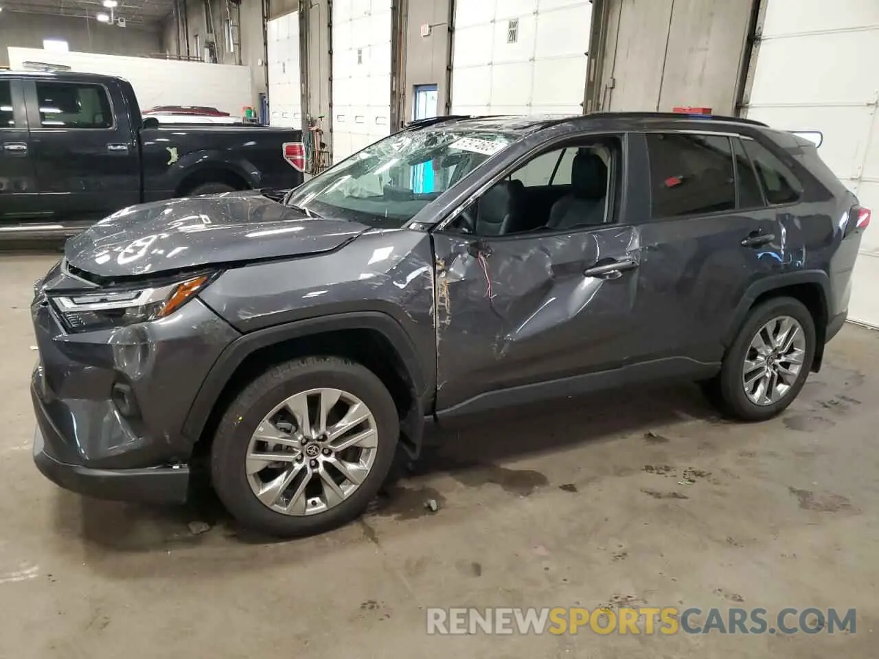 1 Photograph of a damaged car 2T3A1RFV6RW448518 TOYOTA RAV4 2024