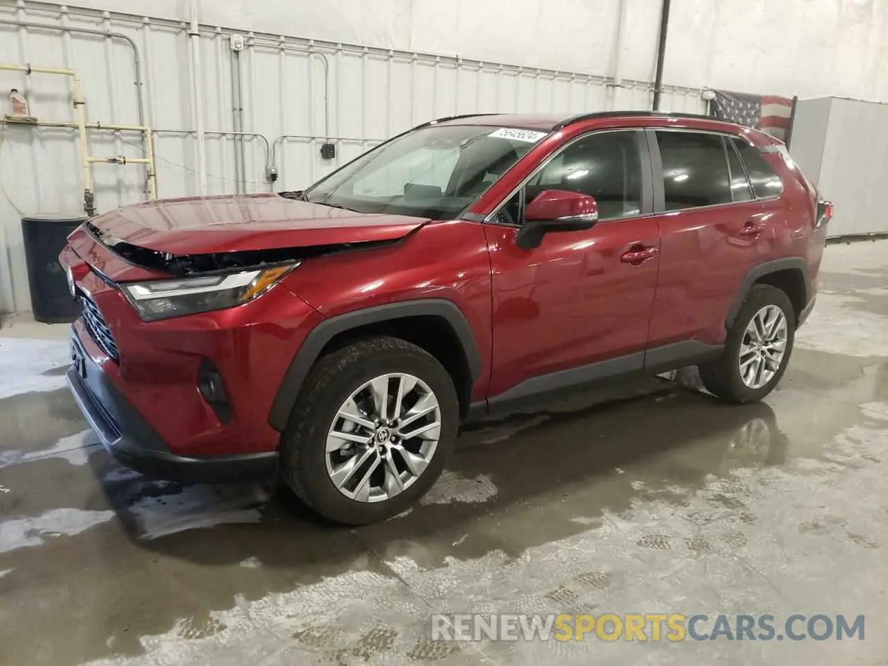 1 Photograph of a damaged car 2T3A1RFV8RW411017 TOYOTA RAV4 2024