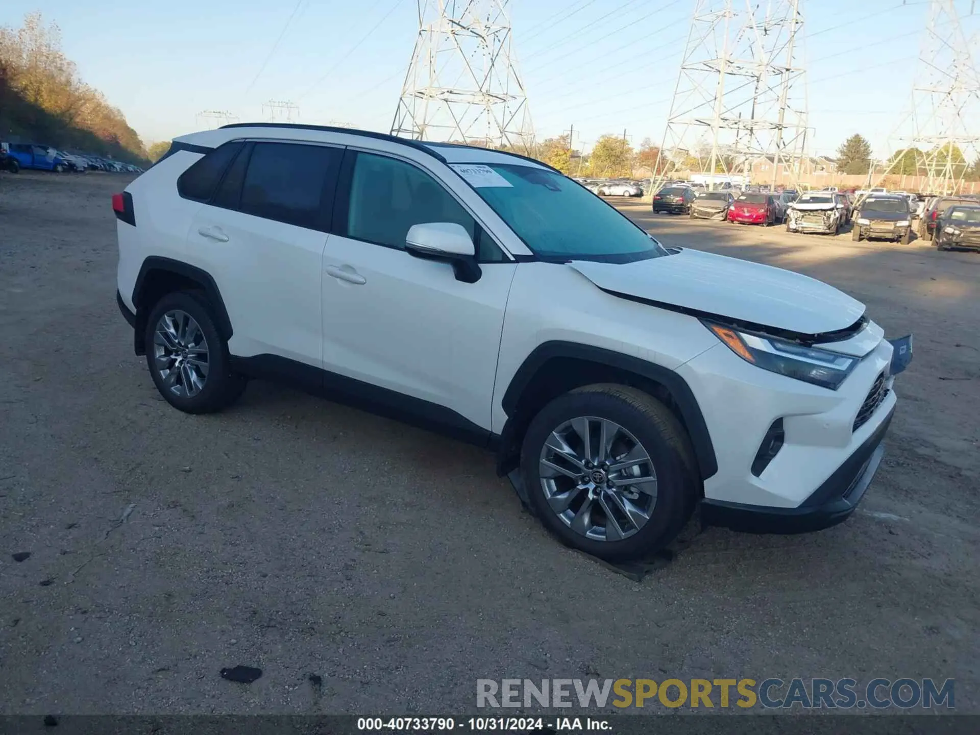 1 Photograph of a damaged car 2T3A1RFV8RW415505 TOYOTA RAV4 2024