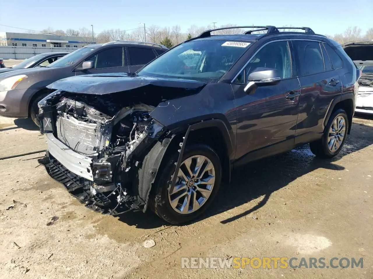 1 Photograph of a damaged car 2T3A1RFV8RW466244 TOYOTA RAV4 2024