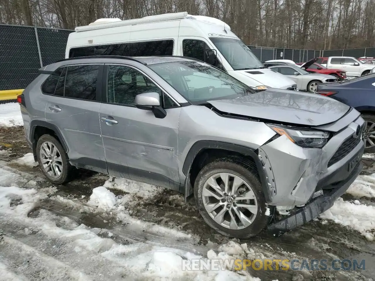 4 Photograph of a damaged car 2T3A1RFVXRC458826 TOYOTA RAV4 2024
