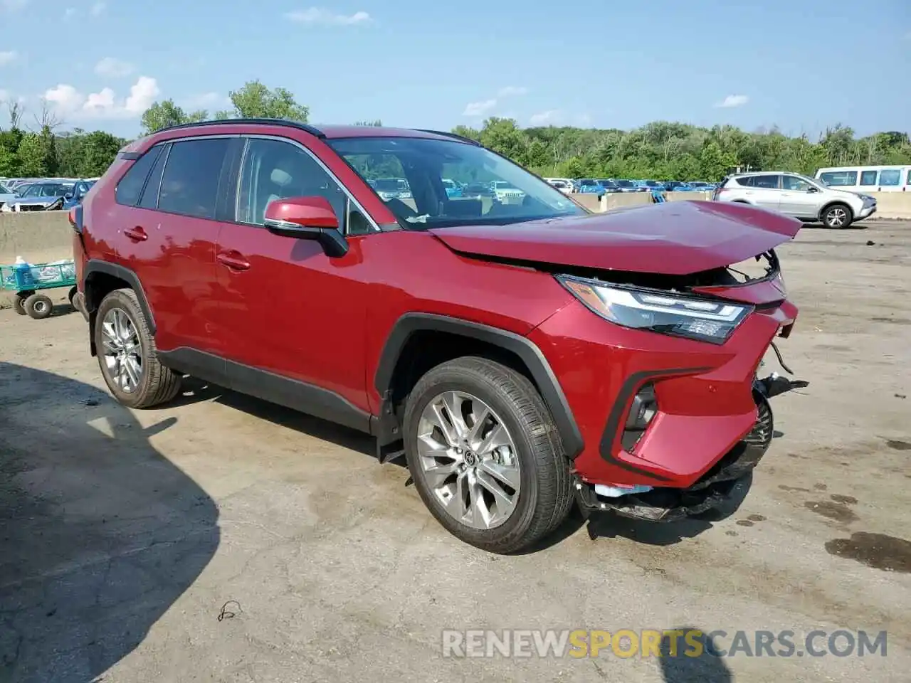 4 Photograph of a damaged car 2T3A1RFVXRW454337 TOYOTA RAV4 2024