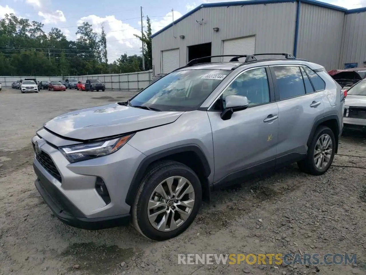 1 Photograph of a damaged car 2T3C1RFV1RC282614 TOYOTA RAV4 2024