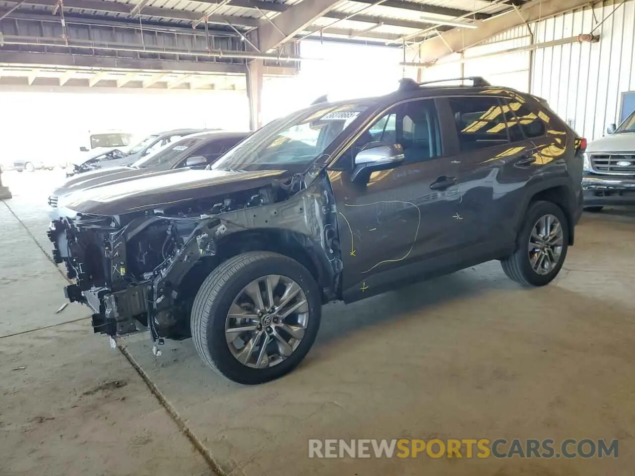 1 Photograph of a damaged car 2T3C1RFV3RC290066 TOYOTA RAV4 2024