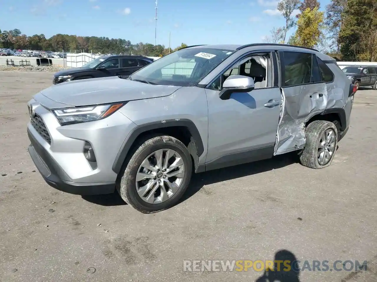 1 Photograph of a damaged car 2T3C1RFV4RW307424 TOYOTA RAV4 2024