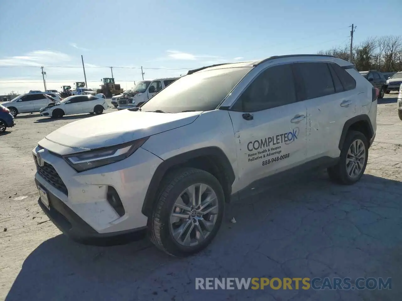 1 Photograph of a damaged car 2T3C1RFV8RW323593 TOYOTA RAV4 2024