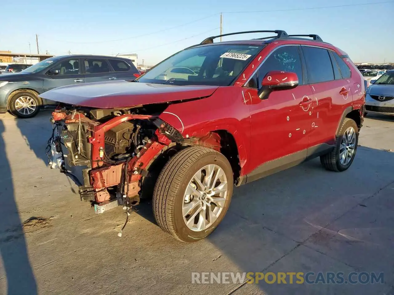 1 Photograph of a damaged car 2T3C1RFV8RW325909 TOYOTA RAV4 2024