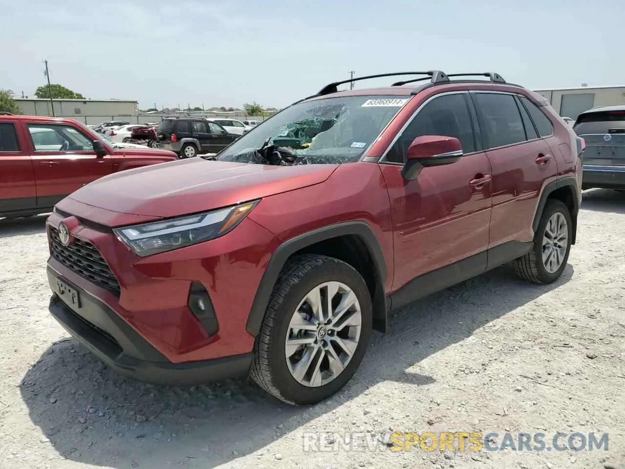 1 Photograph of a damaged car 2T3C1RFV8RW333993 TOYOTA RAV4 2024