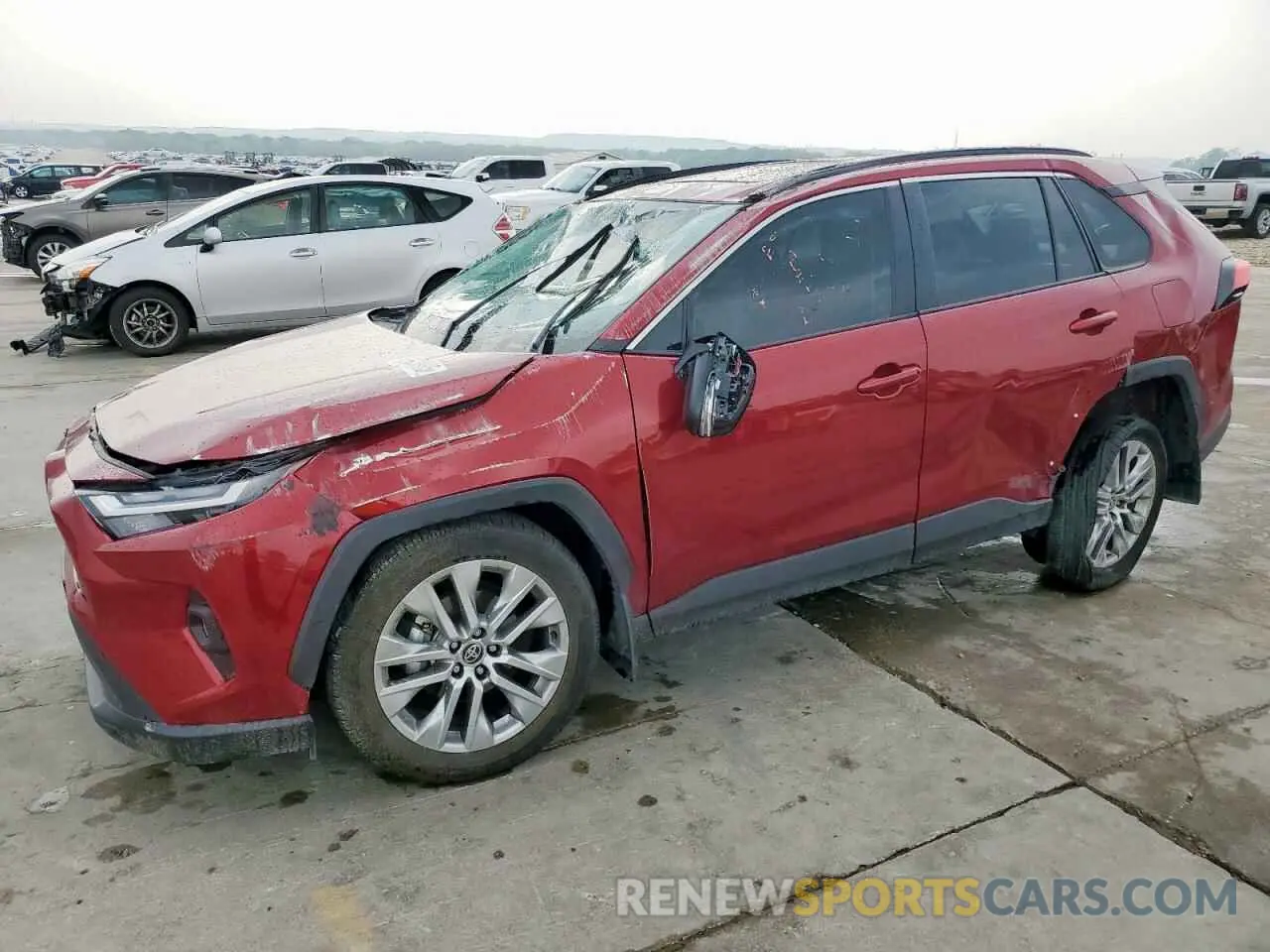 1 Photograph of a damaged car 2T3C1RFVXRW306908 TOYOTA RAV4 2024