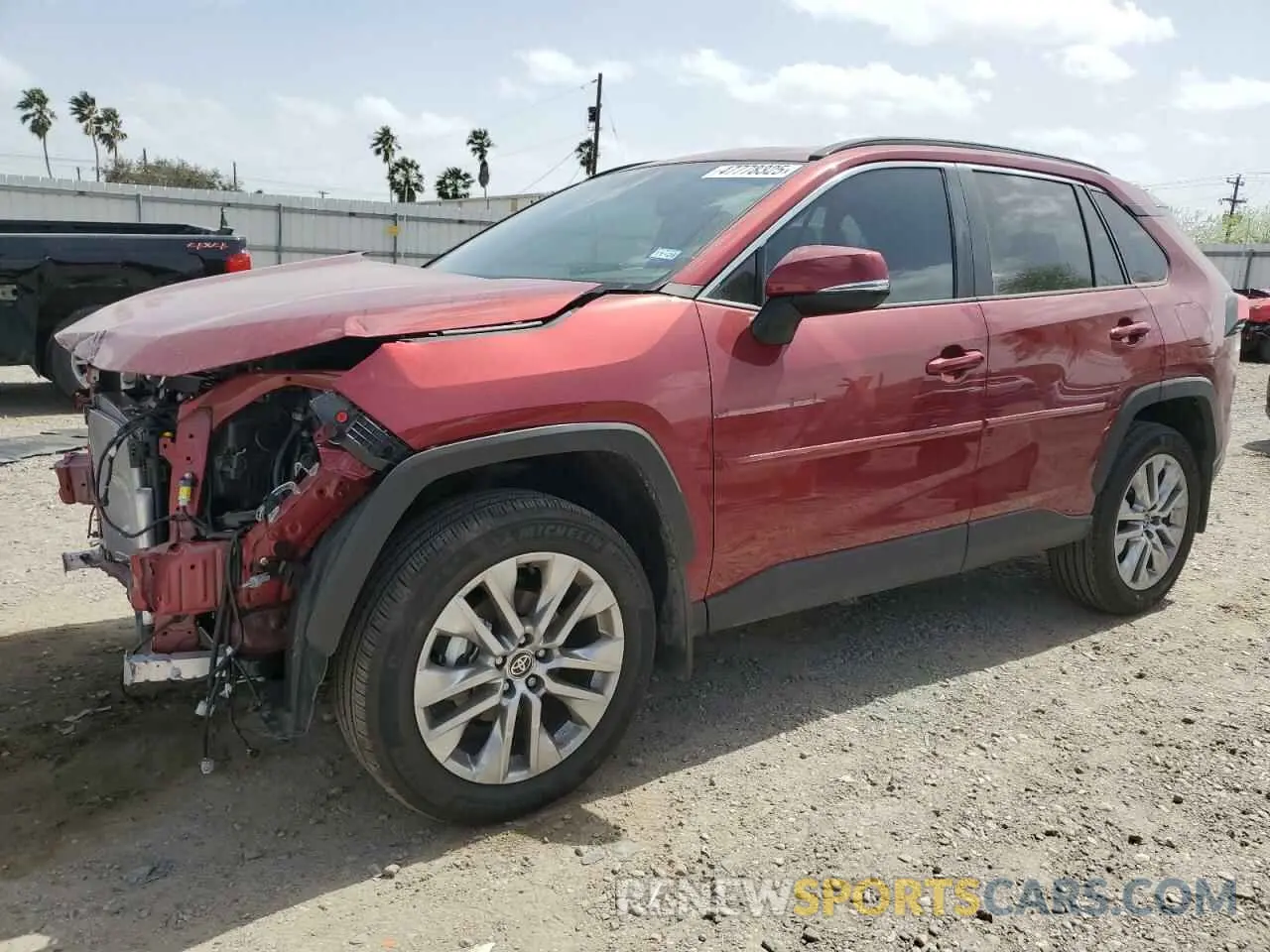 1 Photograph of a damaged car 2T3C1RFVXRW363027 TOYOTA RAV4 2024
