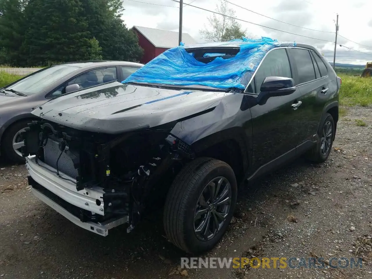 1 Photograph of a damaged car 2T3DWRFV4RW225408 TOYOTA RAV4 2024
