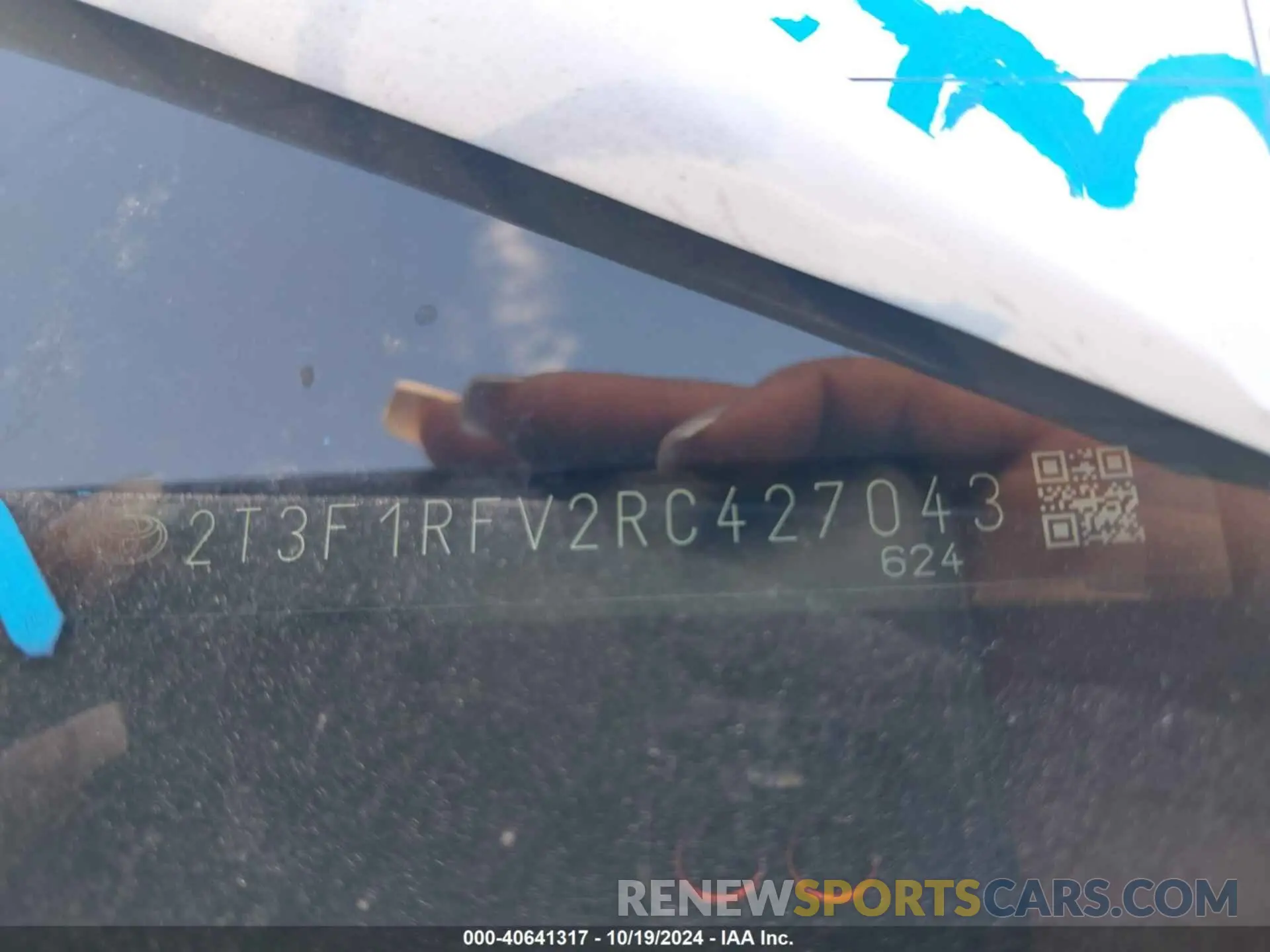 9 Photograph of a damaged car 2T3F1RFV2RC427043 TOYOTA RAV4 2024