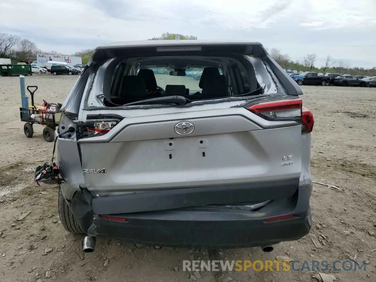 6 Photograph of a damaged car 2T3F1RFV4RW468000 TOYOTA RAV4 2024
