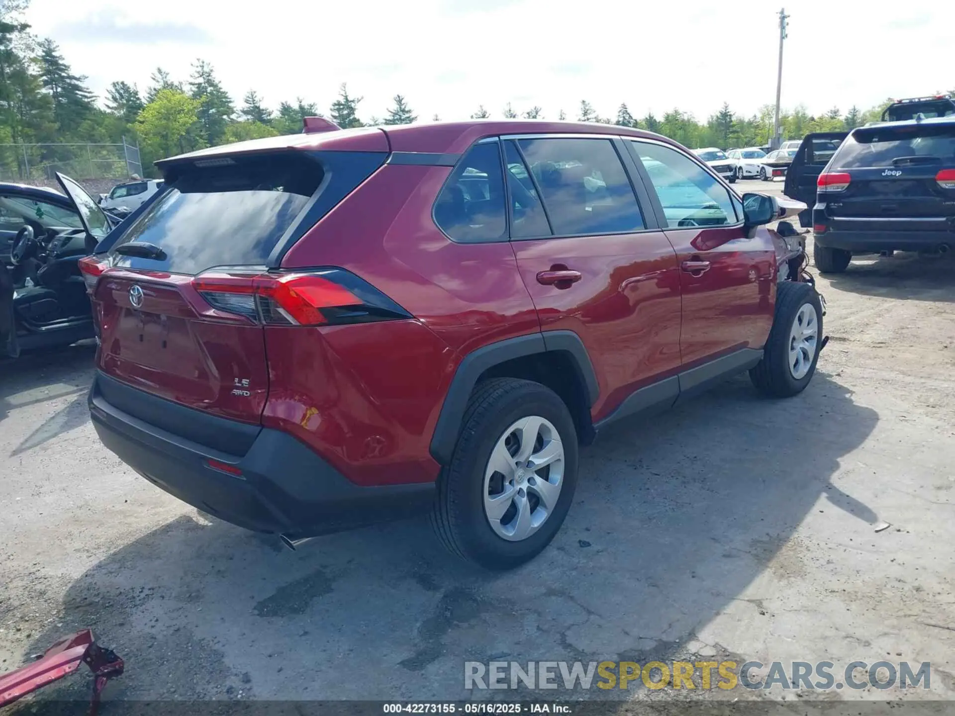 4 Photograph of a damaged car 2T3F1RFVXRW478031 TOYOTA RAV4 2024