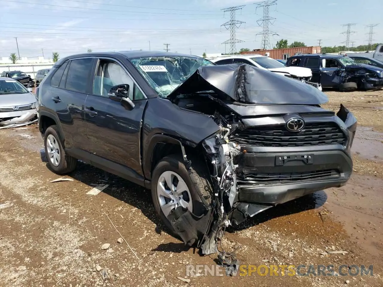 4 Photograph of a damaged car 2T3G1RFV2RW456321 TOYOTA RAV4 2024