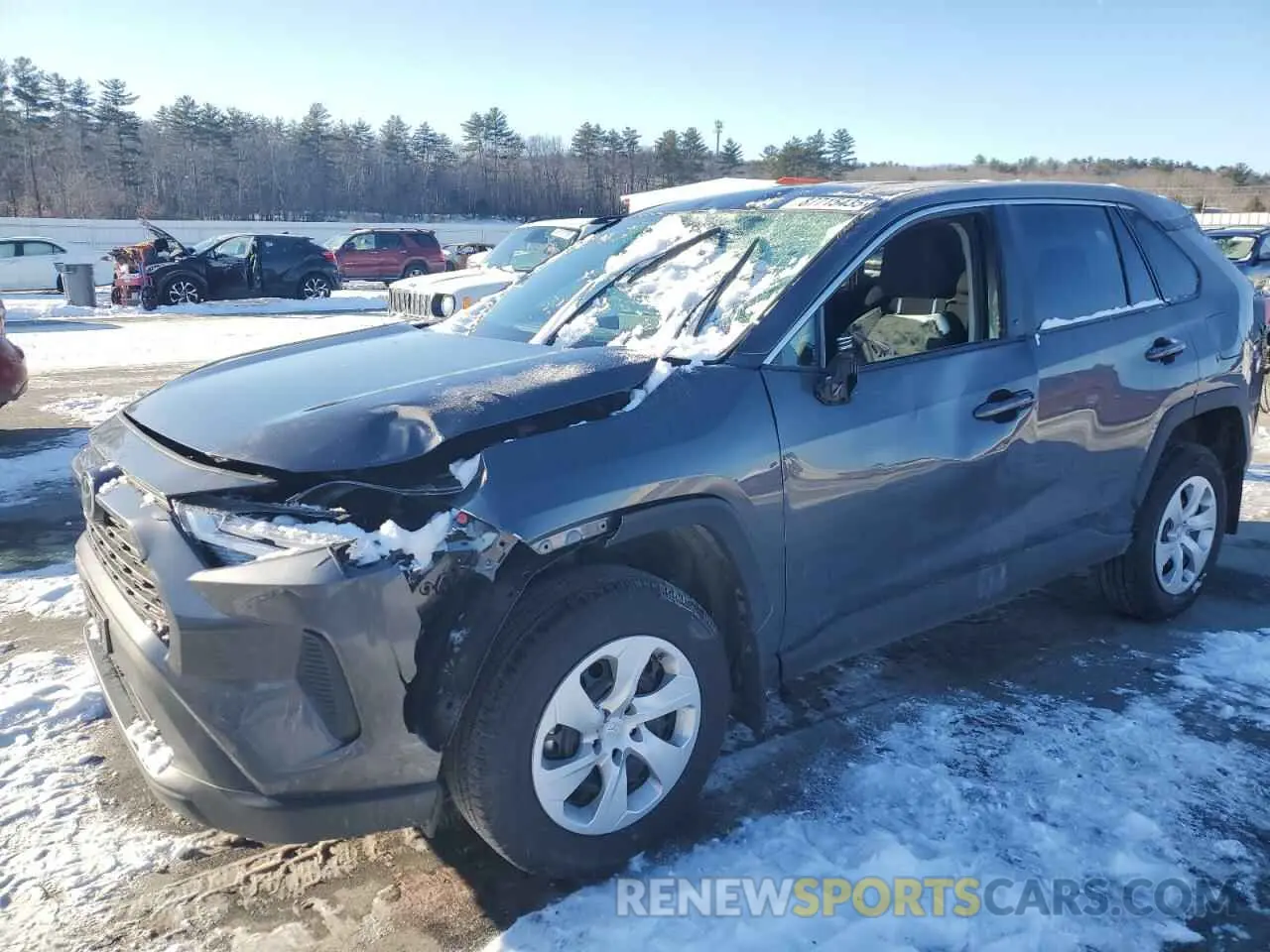1 Photograph of a damaged car 2T3G1RFV5RC479089 TOYOTA RAV4 2024