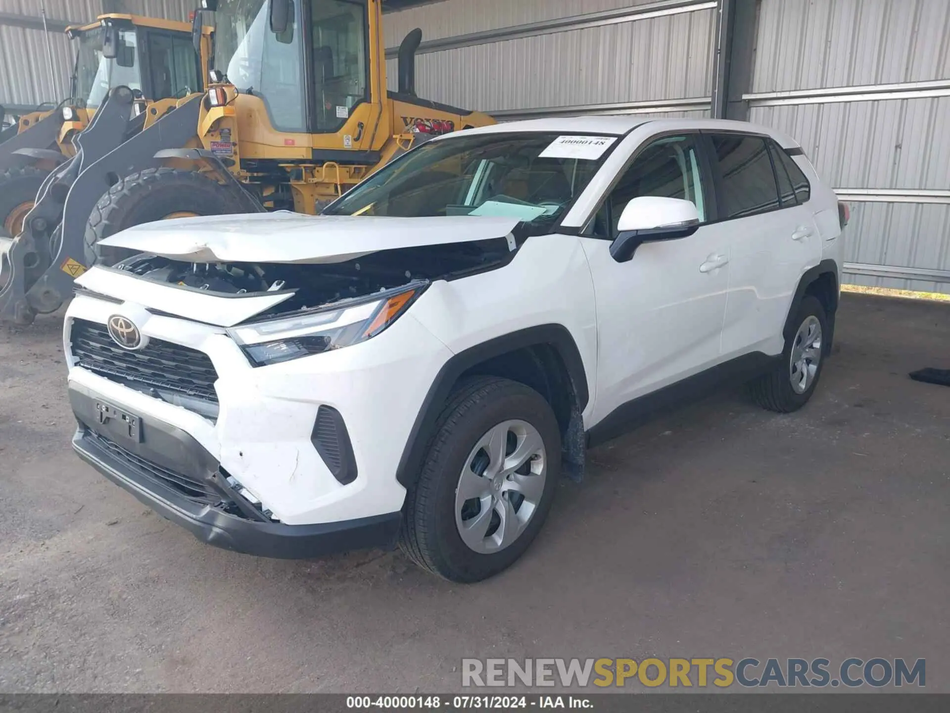 2 Photograph of a damaged car 2T3G1RFV9RC399035 TOYOTA RAV4 2024