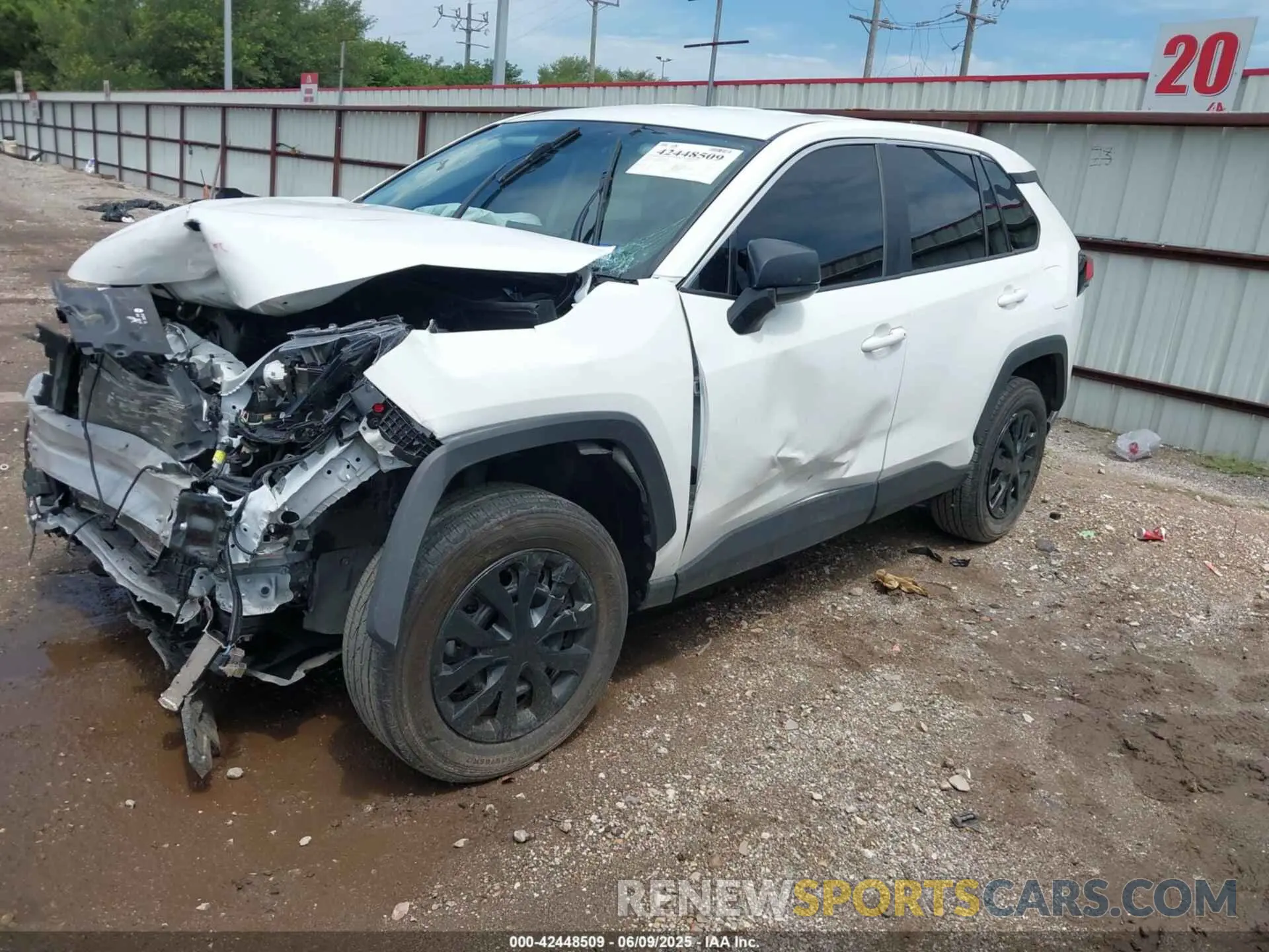 2 Photograph of a damaged car 2T3H1RFV0RW318300 TOYOTA RAV4 2024
