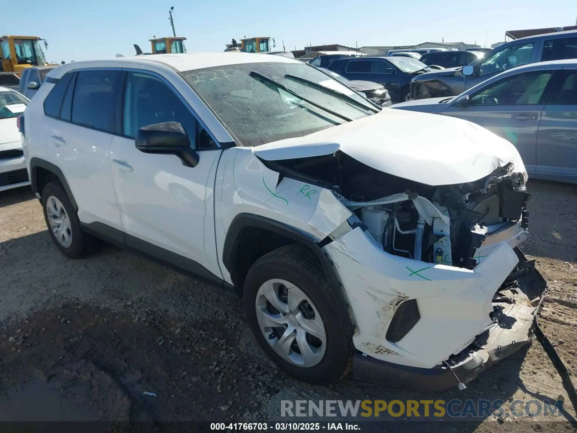 1 Photograph of a damaged car 2T3H1RFV1RC254365 TOYOTA RAV4 2024