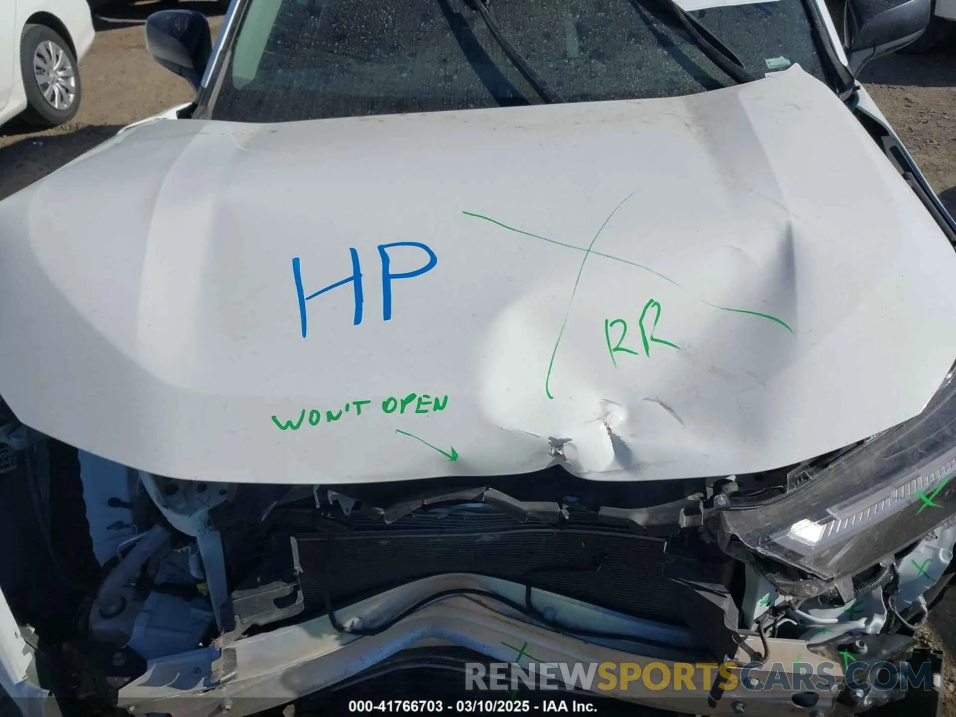 10 Photograph of a damaged car 2T3H1RFV1RC254365 TOYOTA RAV4 2024