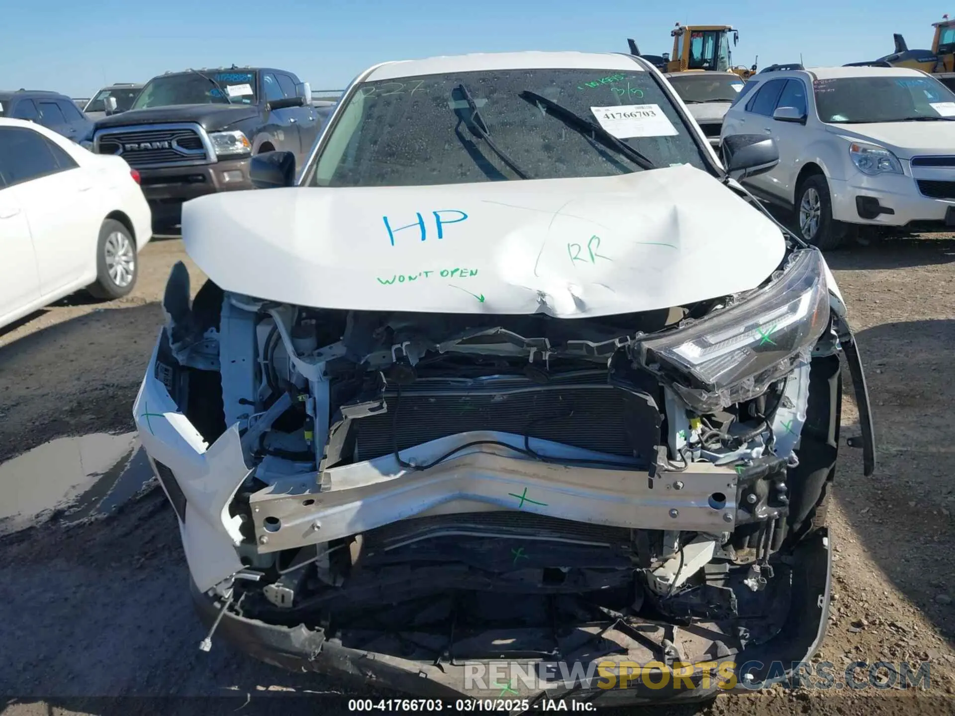 6 Photograph of a damaged car 2T3H1RFV1RC254365 TOYOTA RAV4 2024