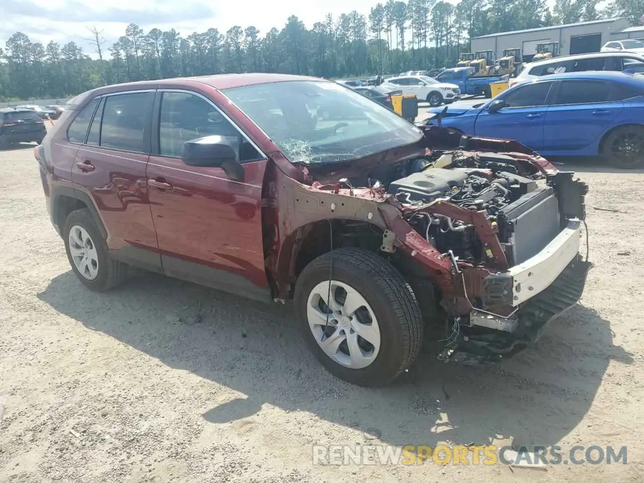 4 Photograph of a damaged car 2T3H1RFV1RW341763 TOYOTA RAV4 2024