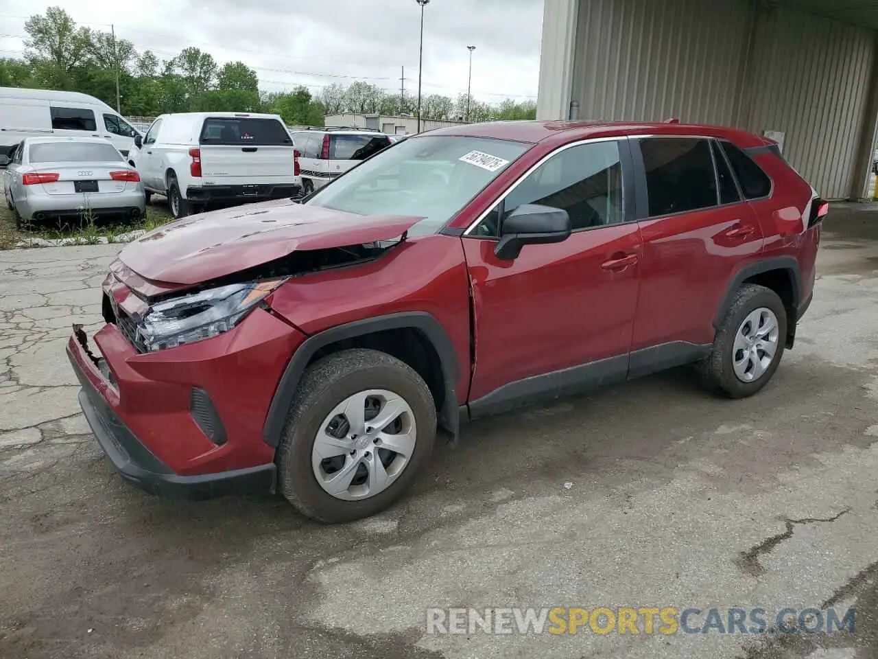1 Photograph of a damaged car 2T3H1RFV1RW350429 TOYOTA RAV4 2024