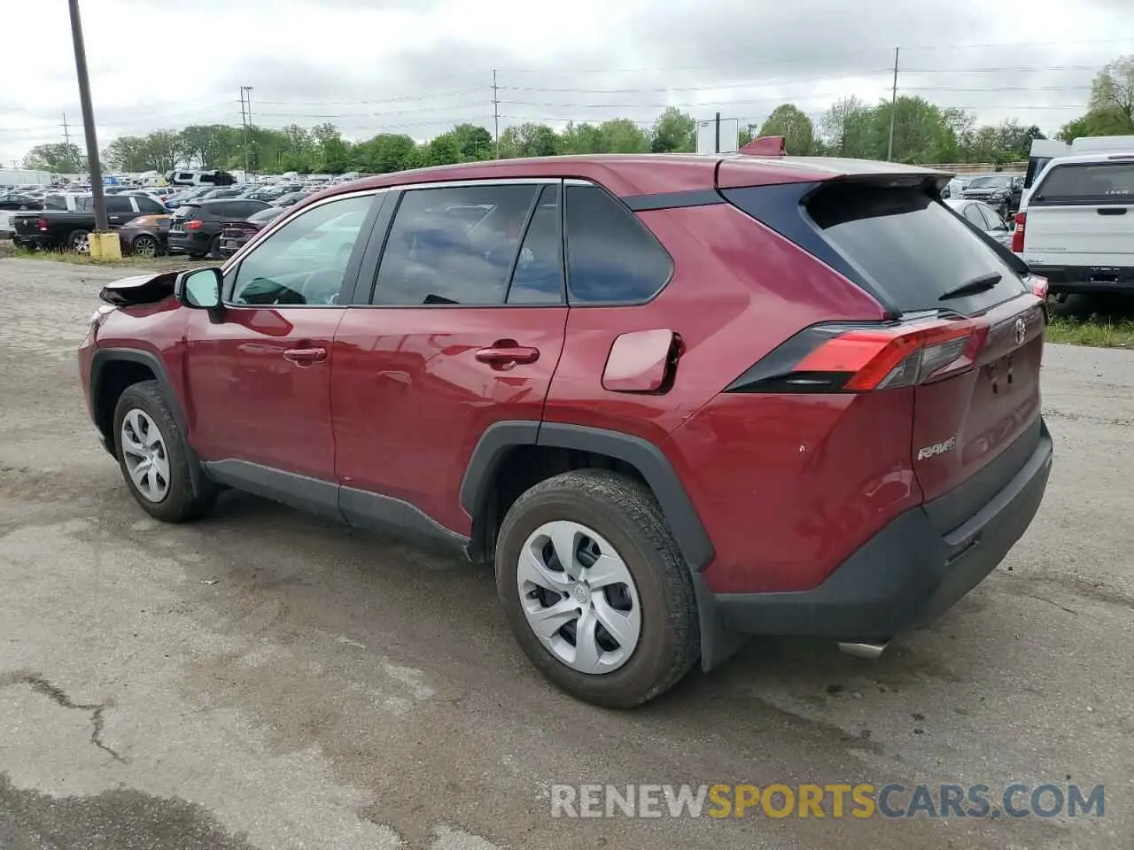 2 Photograph of a damaged car 2T3H1RFV1RW350429 TOYOTA RAV4 2024