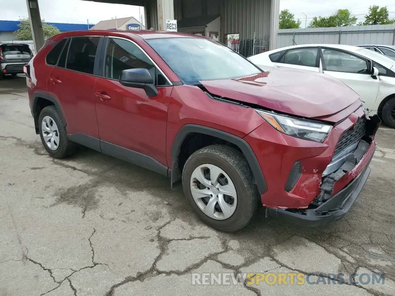 4 Photograph of a damaged car 2T3H1RFV1RW350429 TOYOTA RAV4 2024