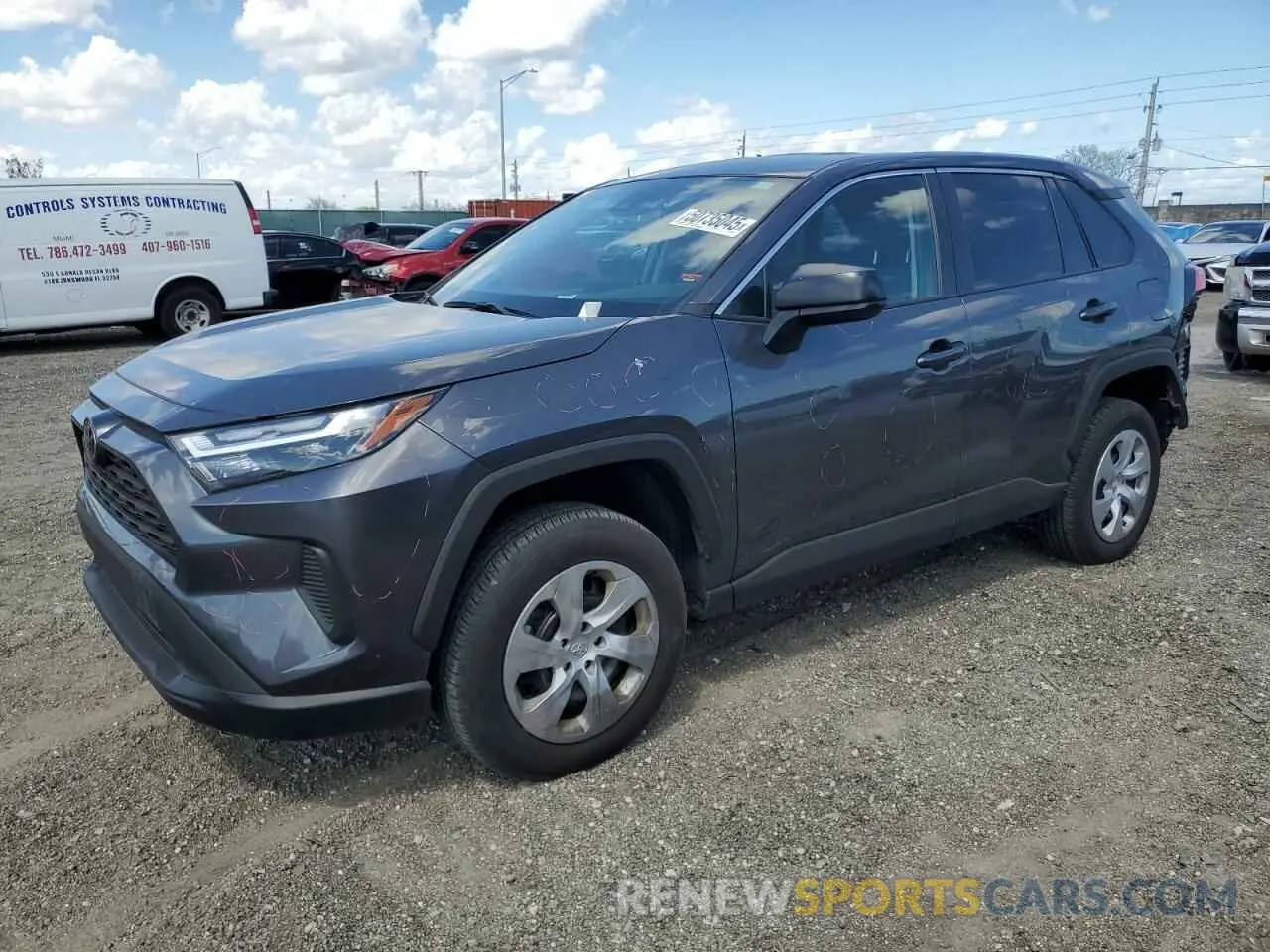 1 Photograph of a damaged car 2T3H1RFV2RC259218 TOYOTA RAV4 2024