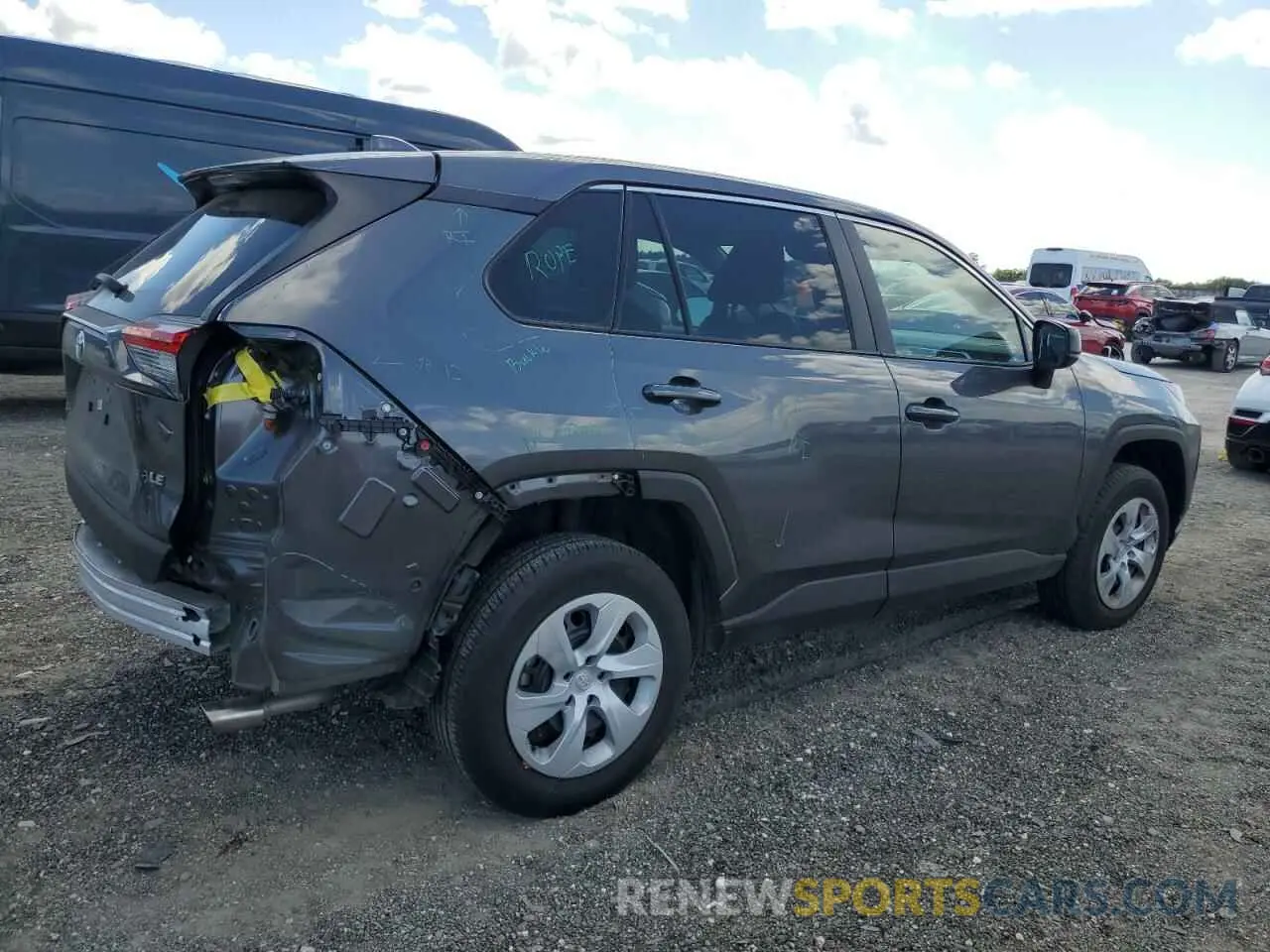 3 Photograph of a damaged car 2T3H1RFV2RC259218 TOYOTA RAV4 2024