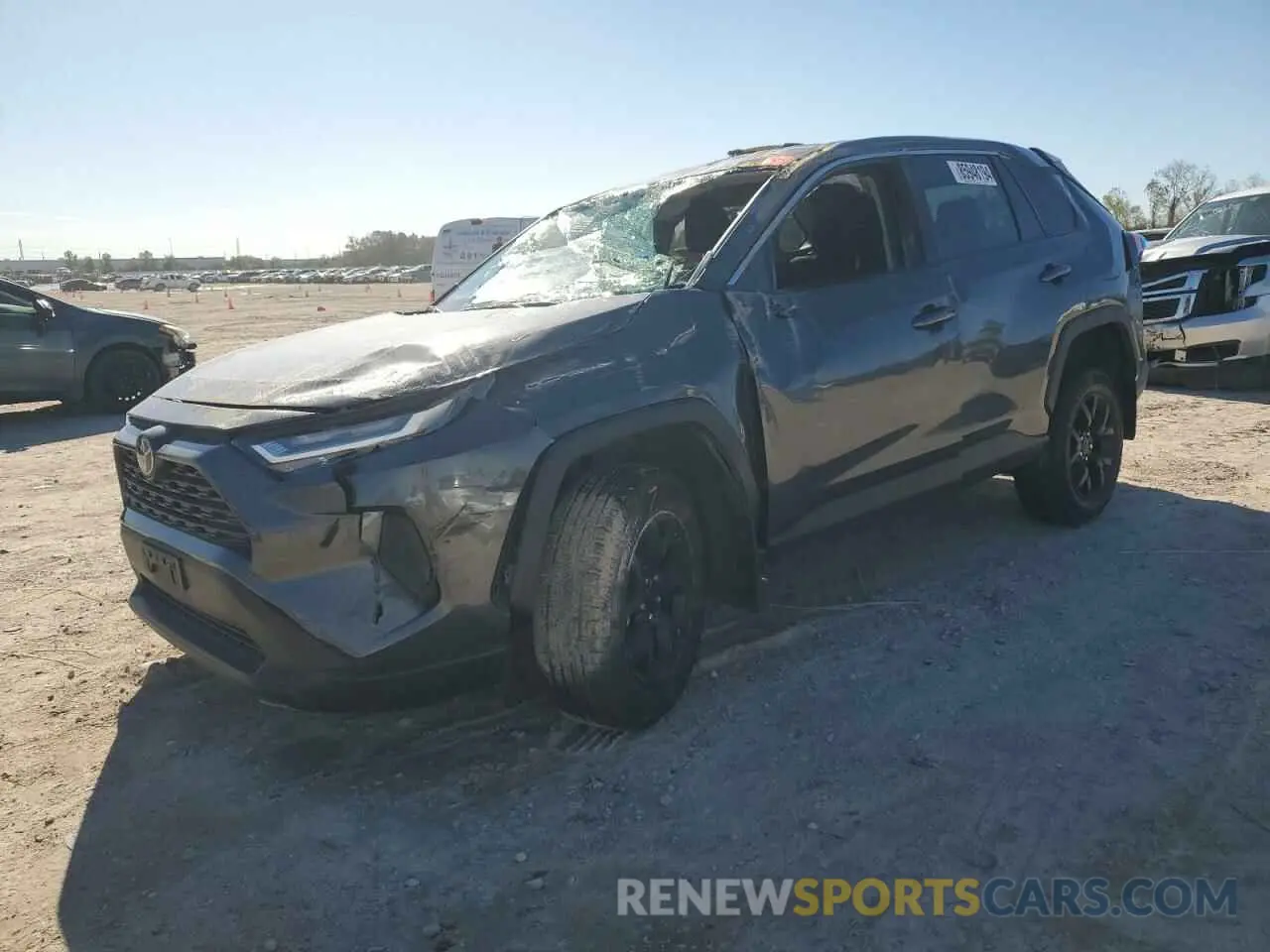 1 Photograph of a damaged car 2T3H1RFV2RC261700 TOYOTA RAV4 2024