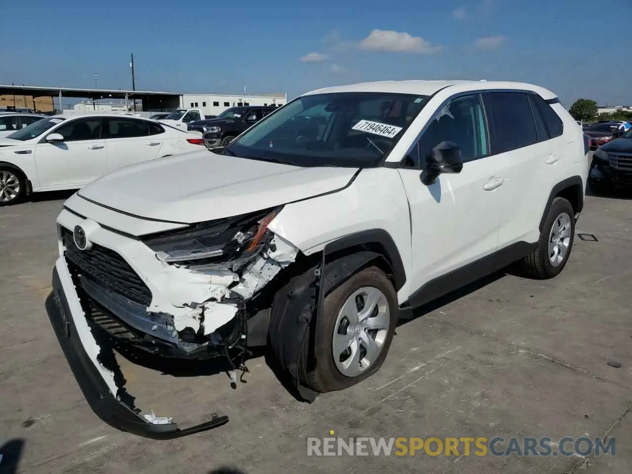 1 Photograph of a damaged car 2T3H1RFV2RC279176 TOYOTA RAV4 2024