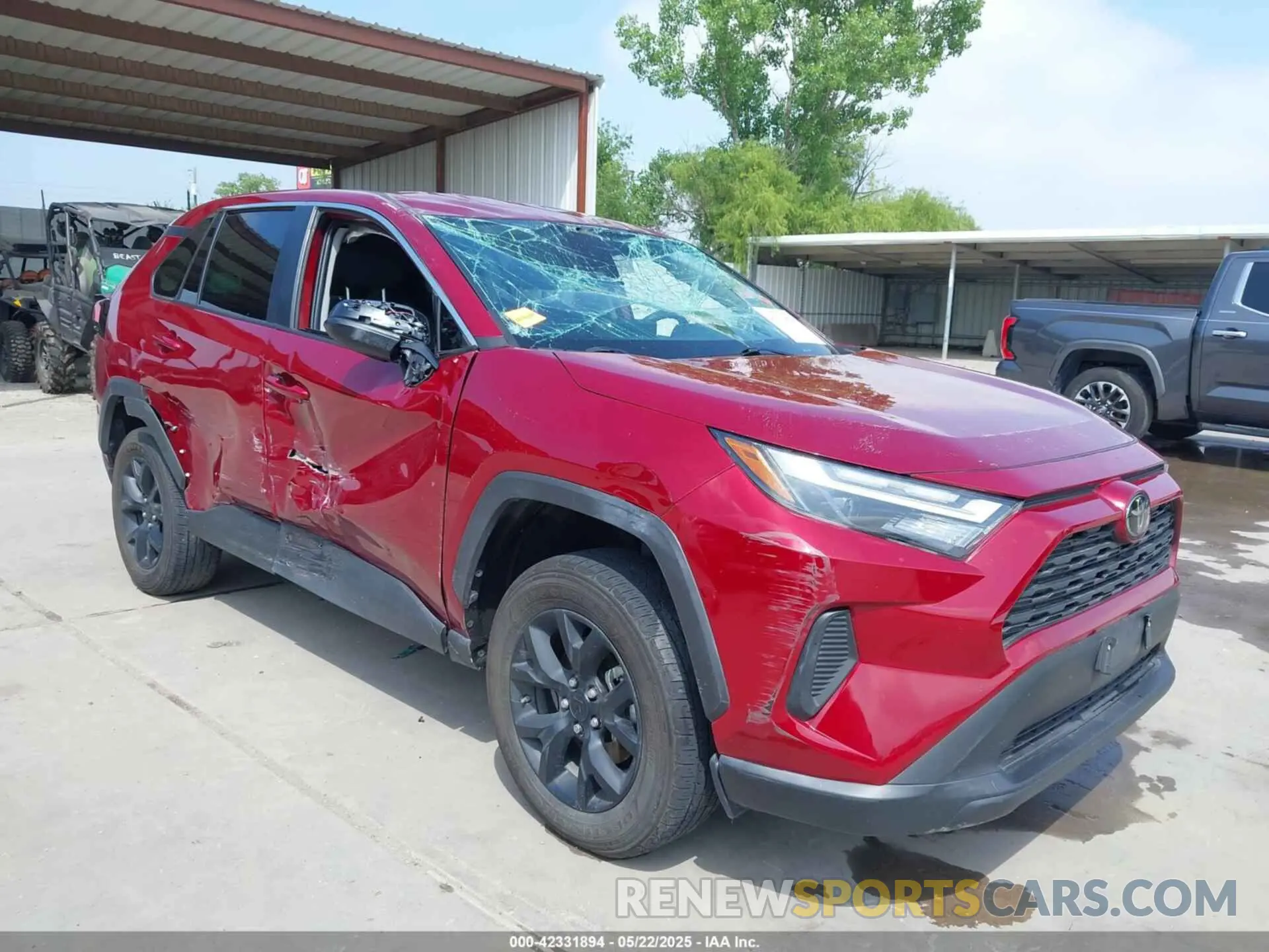 1 Photograph of a damaged car 2T3H1RFV2RW301160 TOYOTA RAV4 2024