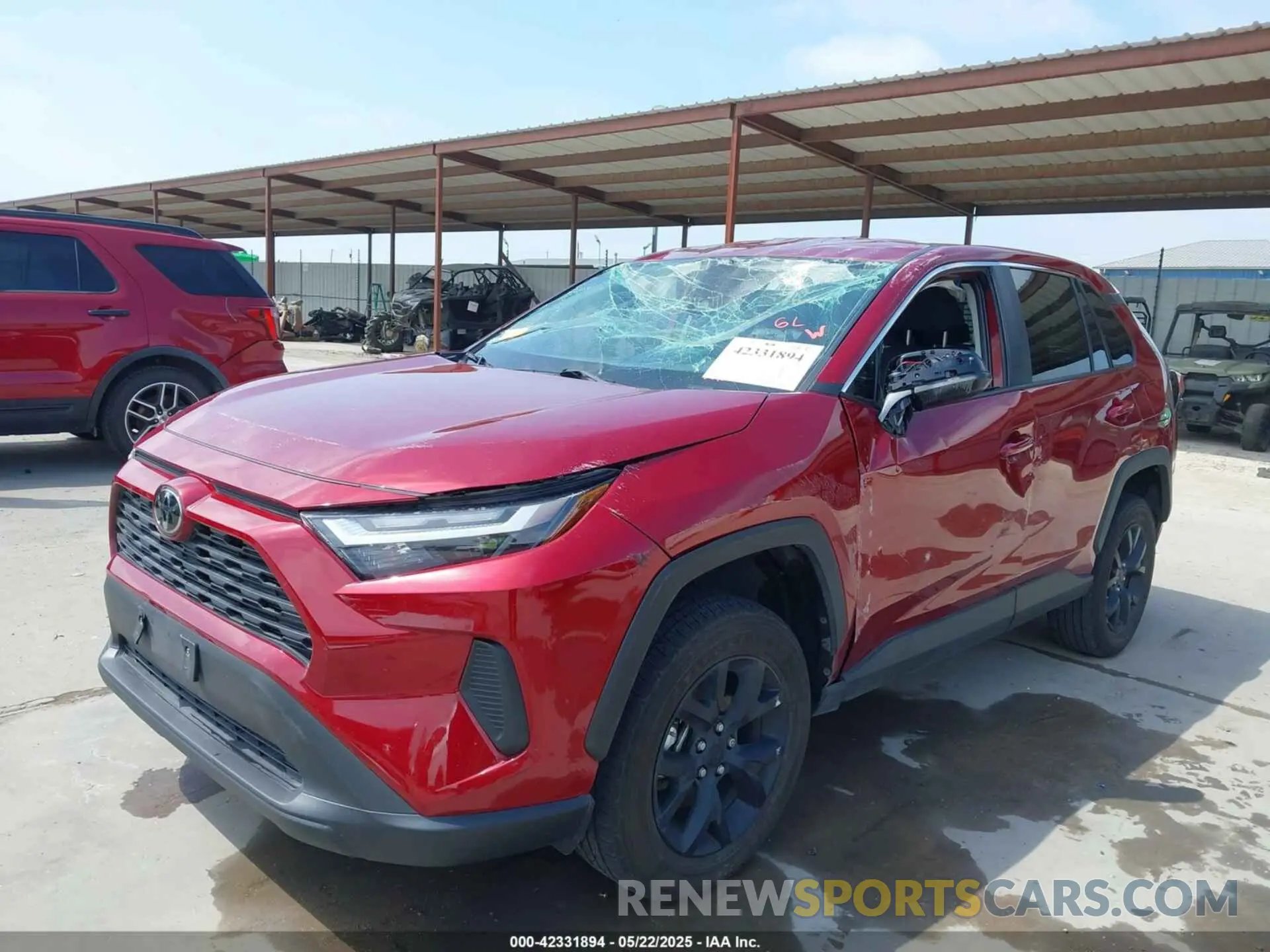 2 Photograph of a damaged car 2T3H1RFV2RW301160 TOYOTA RAV4 2024
