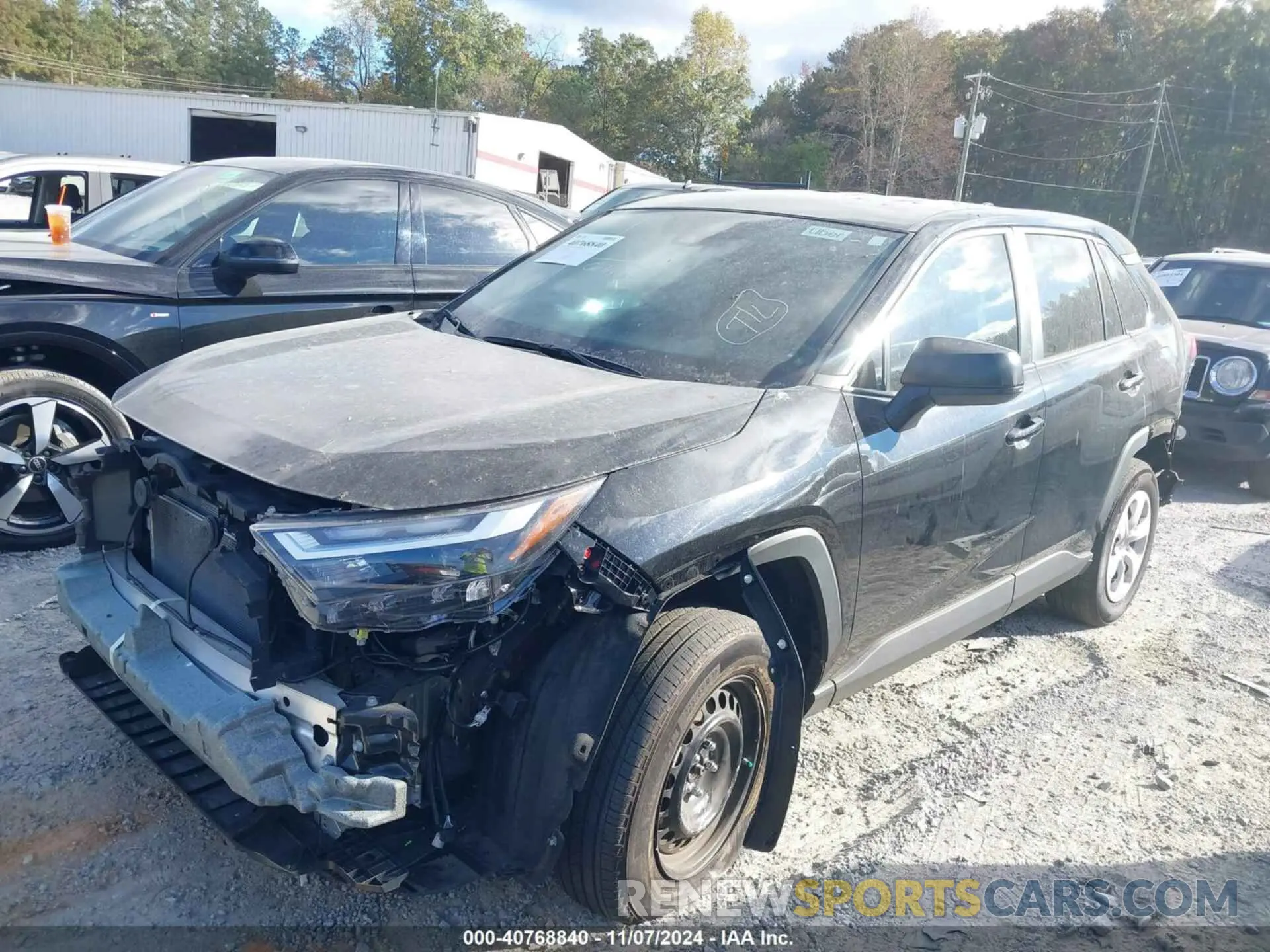 2 Photograph of a damaged car 2T3H1RFV2RW323160 TOYOTA RAV4 2024