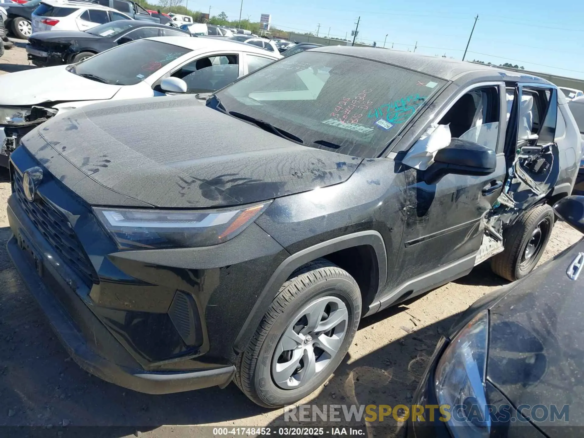 2 Photograph of a damaged car 2T3H1RFV3RC277422 TOYOTA RAV4 2024