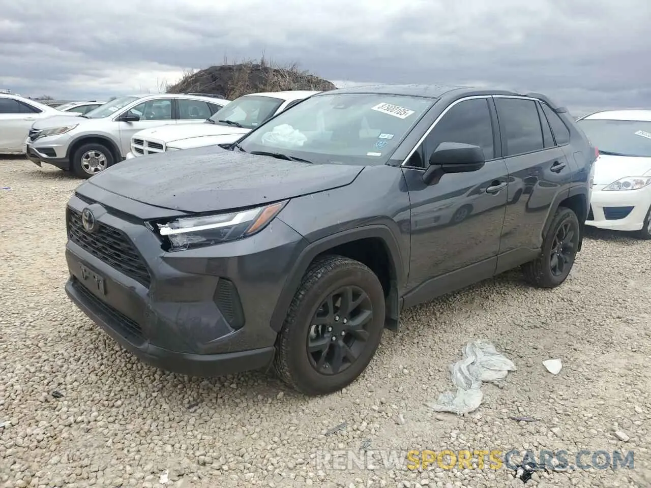 1 Photograph of a damaged car 2T3H1RFV4RW310152 TOYOTA RAV4 2024