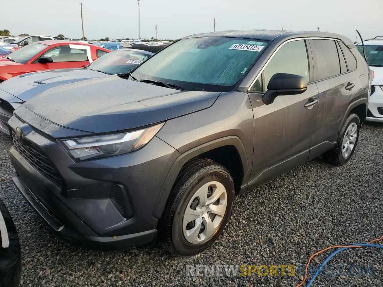 1 Photograph of a damaged car 2T3H1RFV4RW318056 TOYOTA RAV4 2024