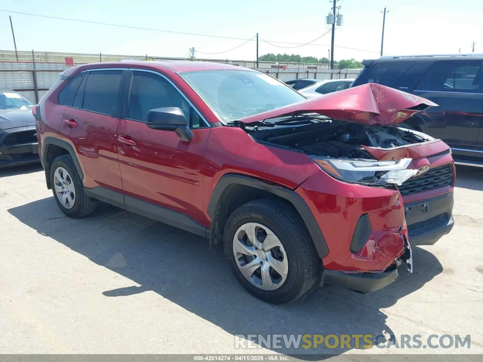 1 Photograph of a damaged car 2T3H1RFV4RW323564 TOYOTA RAV4 2024