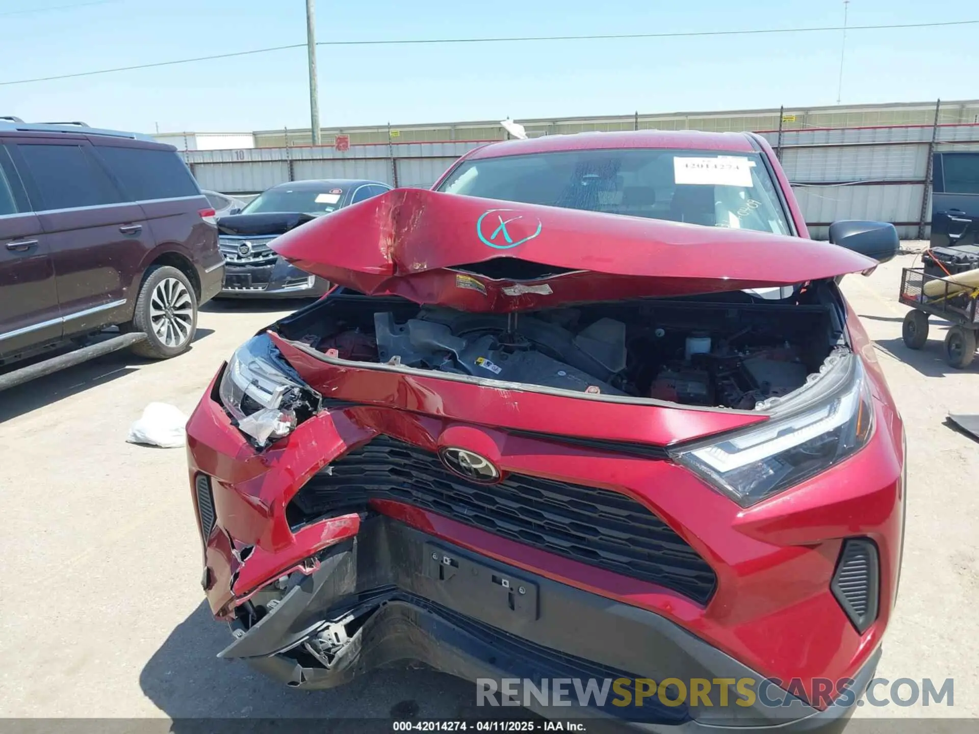 6 Photograph of a damaged car 2T3H1RFV4RW323564 TOYOTA RAV4 2024