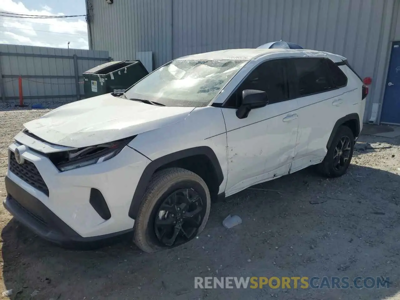1 Photograph of a damaged car 2T3H1RFV4RW343393 TOYOTA RAV4 2024