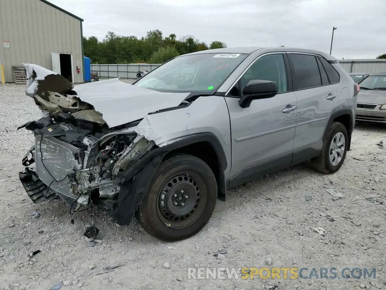 1 Photograph of a damaged car 2T3H1RFV5RW330071 TOYOTA RAV4 2024