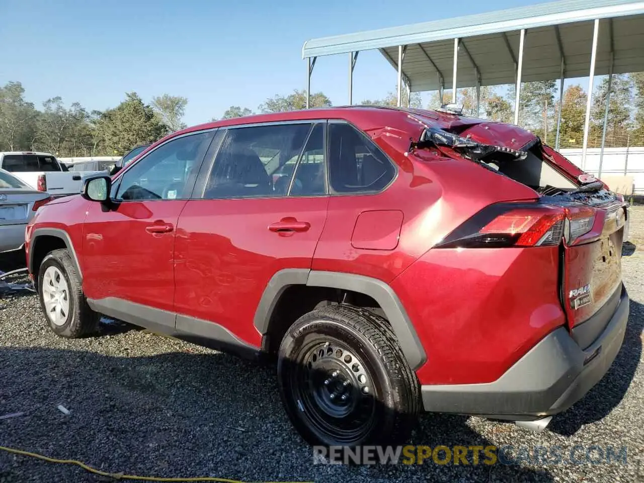 2 Photograph of a damaged car 2T3H1RFV7RW308217 TOYOTA RAV4 2024