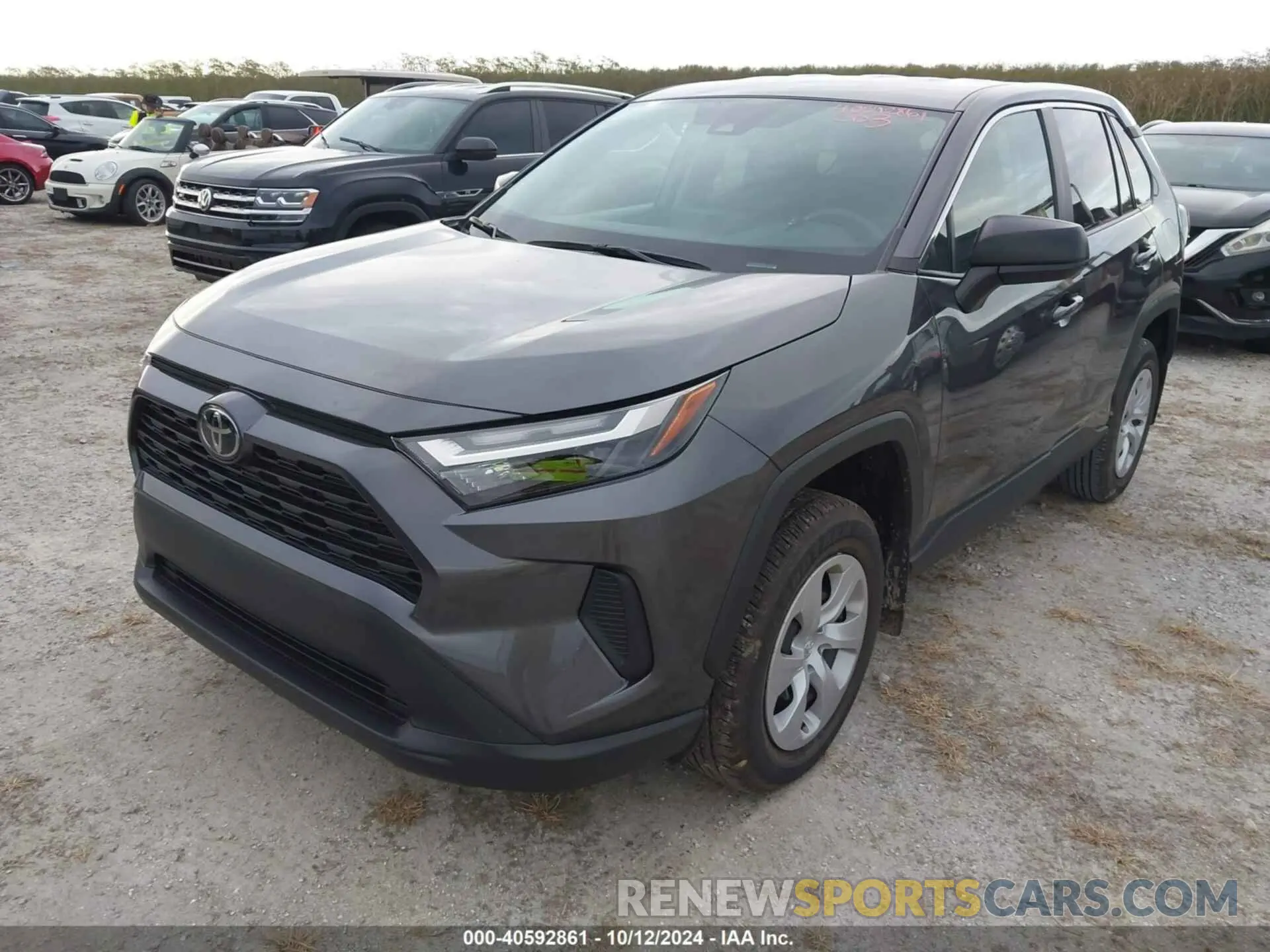 2 Photograph of a damaged car 2T3H1RFV8RC279568 TOYOTA RAV4 2024