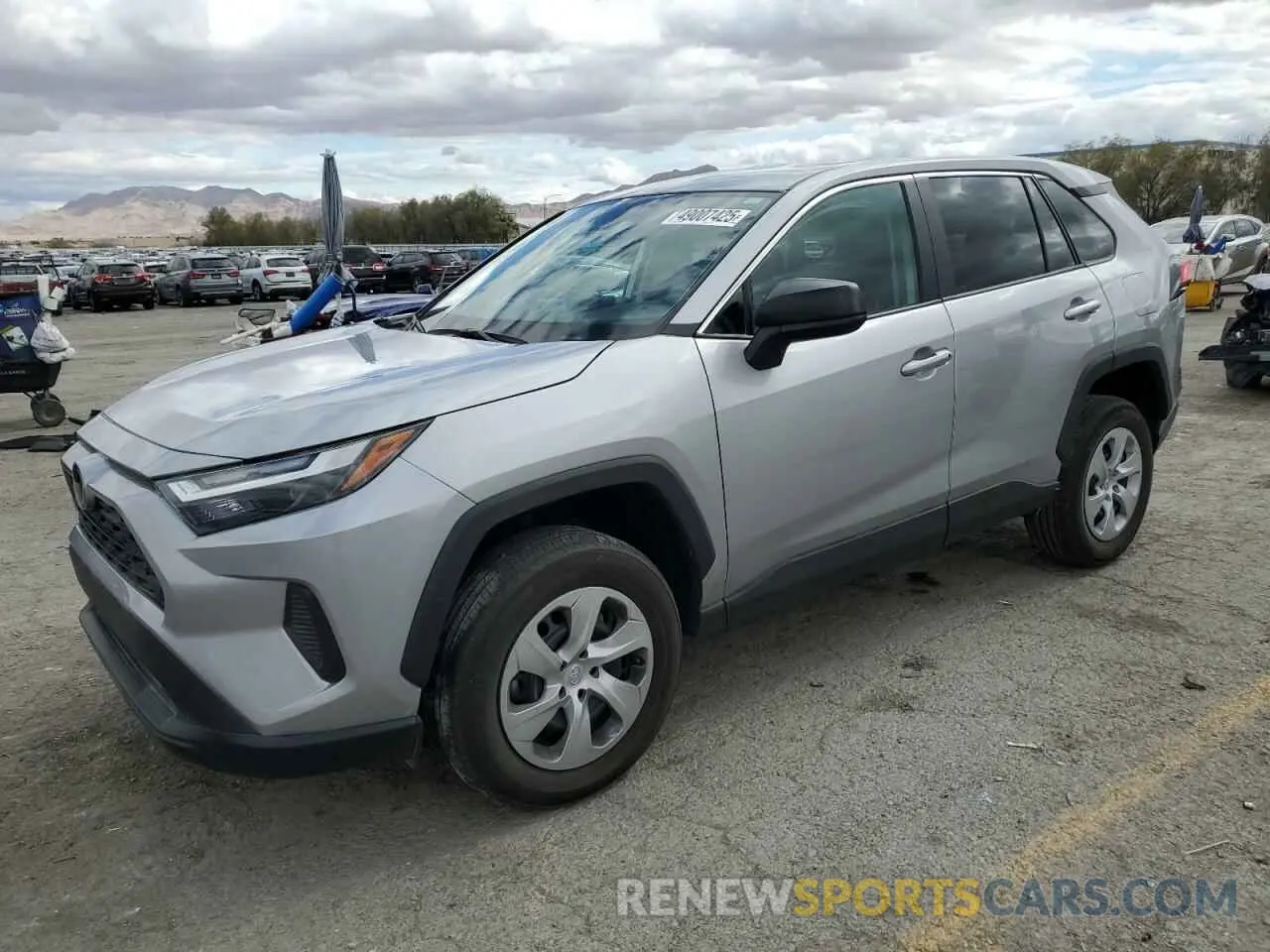 1 Photograph of a damaged car 2T3H1RFV8RW321834 TOYOTA RAV4 2024